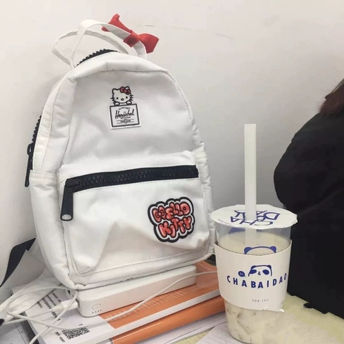 Hello kitty, ранец, брендовая сумка через плечо, рюкзак, в корейском стиле
