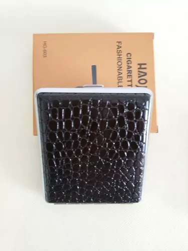 Креативный мужской ультратонкий портсигар, зажигалка