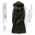 Chống mùa giải phóng mặt bằng mới Haining cừu cắt áo lông thú trong phần dài fox fur lamb coat coat của phụ nữ trùm đầu Faux Fur