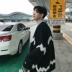 Mùa thu 2018 nam mới phối màu áo len cardigan Hàn Quốc áo sơ mi rộng giản dị vest nam Cardigan
