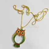 Портативная лупа, ожерелье, чтение, сова