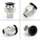 Black Boutique Pneumatic Trachea Fast Connection PC10-03 Поток через PC8-02/4-M5/6-01
