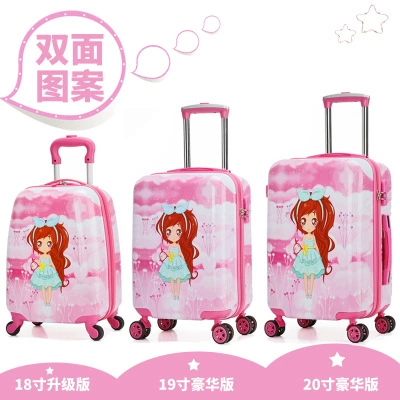 Универсальный мультяшный детский чемодан для девочек, 18 дюймов, 19 дюймов