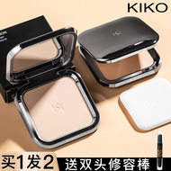 Kiko Powder Mật ong bột trang điểm dầu kiểm soát, giữ trang điểm, ướt khô, che khuyết điểm trang điểm hai mục đích, lắc, dầu khô phấn phủ kiềm dầu innisfree