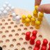 Bằng gỗ Hexagon Nhiều Màu Jump Checkers Trẻ Em Sinh Viên Cờ Vua Đồ Chơi Câu Đố Boy Cha Mẹ Và con Bảng Tương Tác Trò Chơi Cờ Vua đồ chơi thông minh cho bé 3 tuổi Trò chơi cờ vua / máy tính để bàn cho trẻ em