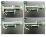 Национальный стандартный расширение крюк M6-M12 сине-белый крюк увеличивает увеличение экспансионного крючка подвесное крючок крючок крюк