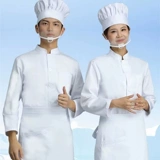 Шеф-повара рабочая одежда для мужчин и женщин лето тонкая однобортная одежда белого шеф-повара в гостиничной школьной столовой