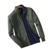 Mùa xuân và mùa thu cha mới mặc áo khoác nam hai mặt áo khoác trung niên 30 đến 40 tuổi nam 45 quần áo giản dị áo khoác jean Áo khoác