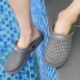 Mùa hè ngoài trời giày đế mềm đế mềm dép nam 2019 mới chơi sandal lái và dép đi biển nửa kéo giày thủy triều - Sandal