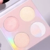 Hàn quốc VENUS MARBLE bốn màu đá cẩm thạch ánh sáng cao sửa chữa bóng mắt đĩa matte nude trang điểm người mới bắt đầu cô gái bộ phận Điểm nổi bật