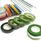 Зеленая запутанная цветочная лента цветочная ветвь