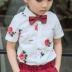 Ngày của trẻ em trang phục trai mùa hè ăn mặc trẻ em mới của phù hợp với nhỏ trẻ em bé nhỏ chủ dress hai mảnh áo bé trai Phù hợp với trẻ em