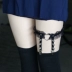 Loli vui vẻ sm ren bên cung vớ vòng đùi đùi nữ Nhật Bản hầu gái chân vòng vớ garter set