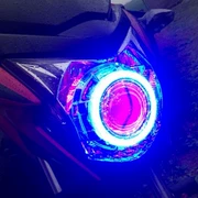 Honda MF11 FAZE250 sửa đổi đèn pha ống kính Xenon mắt thiên thần mắt quỷ lắp ráp mắt cá - Đèn HID xe máy
