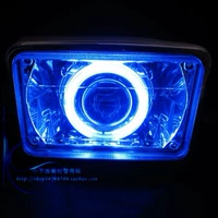 Honda King CBT125 Diamond Leopard CG125 Motorcycle GS125 Angel Eye Lens Sửa đổi đèn pha HID Xenon - Đèn HID xe máy 	đèn pha led xe máy 30w	