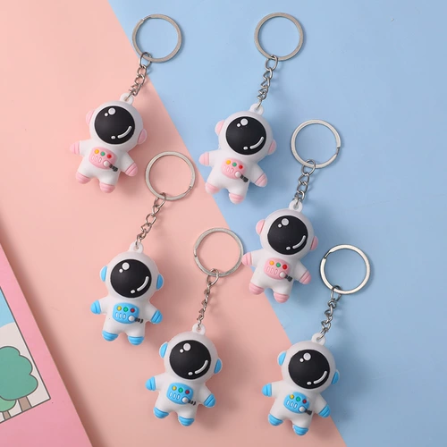 Мультяшный космонавт, космический брелок с аксессуарами для ключей, милая сумка для школьников, украшение на сумку