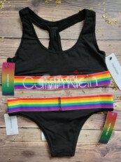 Бюстгальтер 清仓特价 现货ck北美calvin klein工字背心内衣运动文胸6010/3785