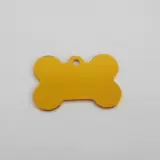 Индивидуальная идентификационная идентификация бренд собака, списки алюминиевая алюминиевая алюминиевая собачья костяная кость, бренд домашнего животного