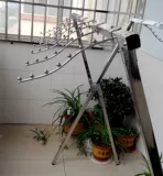 Приземленные полки специальные качели полки сушки стойки, висящие висящие висящие семи шариков, открытый 2,5 см сантиметров в двойном баре