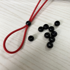 Белл 免邮环保弹簧卡扣珠子配3mm进口乳胶弹力橡筋绳户外包鞋带衣帽绳