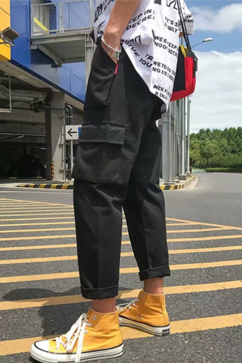 Summer brand trousers for students, Korean style, oversize