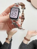 Новая тонкая фарфоровая пряжка бабочки подходит для Apple Watch S9 ремешок d -типа металлическая ниша AppleWatch8se