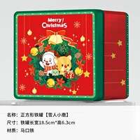 [Снеговик маленький оленей] 1 Железная банка