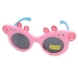 Trẻ em lợn Peggy kính râm bé trai và bé gái kính râm phim hoạt hình em bé kính râm UV bảo vệ bé gái phân cực - Kính đeo mắt kính kính trẻ em Kính đeo mắt kính