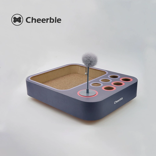 Cheerlble Ice Gloves Игровые машины Гофро -бумажная платформа для кошачьей платформы Когтя кошка игрушка игрушка электрический шарик