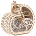 Đồ chơi mô hình lắp ráp bộ truyền động cơ khí tự làm bằng gỗ Quà tặng sáng tạo Ốc sên nhỏ ăn xu Heo đất - Khác