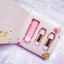 Cô gái Tim Mềm Cô Gái Comet Lá Vàng Bánh Sandwich Son Môi Set Dễ Thương Cát Head Lipstick Giữ Ẩm Giữ Ẩm bbia 12 Son môi