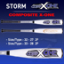 STORM bóng chày bat X-one series 33 inch cứng thông số kỹ thuật chuyên nghiệp siêu nhẹ -5,5 thiết kế - Bóng chày gậy bóng chày để tự vệ Bóng chày