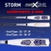 STORM bóng chày bat X-one series 33 inch cứng thông số kỹ thuật chuyên nghiệp siêu nhẹ -5,5 thiết kế - Bóng chày