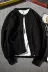 Người béo mùa xuân mô hình dứa màu rắn cardigan áo len nam cộng với chất béo kích thước lớn áo len giản dị áo Hàn Quốc phiên bản của tự trồng trọt ao khoac nam Cardigan