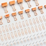 Градиент Цвет Mopetail Clip Clike Clip Long Hail Clip Color Morandi Color Metal File Foide Classification Photo Test Lapp Clip