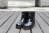 Mùa thu và mùa đông ấm áp đôi giày nam kéo trở lại đích thực cộng với giày ống nước cotton ngắn Giày nữ đế xuồng chống trơn trượt ủng đi mưa Rainshoes