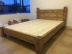 Giường gỗ cao cấp giường retro giường gỗ rắn giường đôi giường cũ không có giường đuôi in - Giường