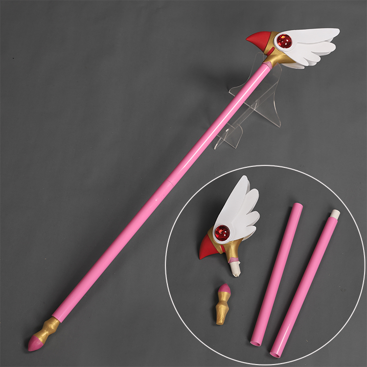 Anime Card Captor Sakura Kinomoto Bird Cane Magic Wand Stick Cosplay Prop New V.