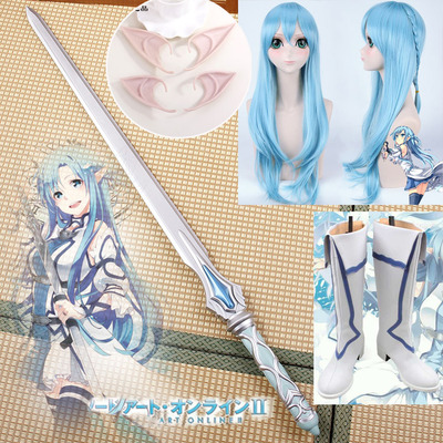 taobao agent Sword God Realm ALO Sword Article Yasuna Fairy Dance Water Peno COS Sword Ear Clothing Fake Shoes