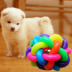 Pet puppy dog ​​toy ball vocal mol cắn đào tạo Teddy gấu con chó con mèo đồ chơi vật nuôi - Mèo / Chó Đồ chơi đồ chơi gỗ cho mèo Mèo / Chó Đồ chơi