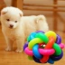 Pet puppy dog ​​toy ball vocal mol cắn đào tạo Teddy gấu con chó con mèo đồ chơi vật nuôi - Mèo / Chó Đồ chơi