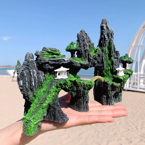 Рыба аквариума декоративные аквариумные черепахи Ландшафтный ландшафтный замок замок поддельный ландшафтный ландшафтный ландшафтный набор цилиндров