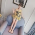 Quần áo trẻ em cô gái mùa hè 2018 mới t- shirt trẻ em Hàn Quốc phiên bản của chiếc áo không tay nước ngoài khí hoa t- shirt búp bê áo sơ mi thủy triều