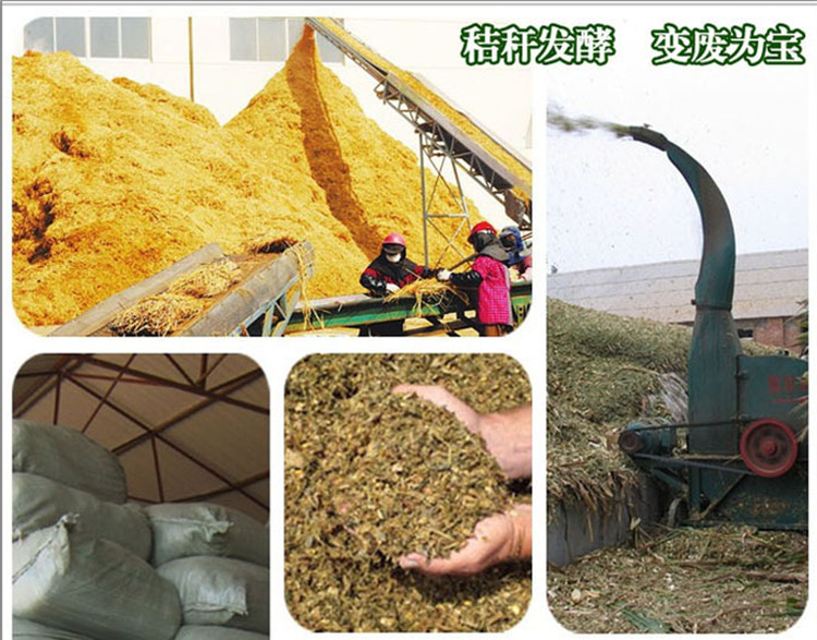 批发玉米秸秆小麦秸秆发酵成营养物质变化成饲料的发酵剂