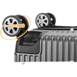 Прочный универсальный чемодан, увеличенная толщина