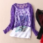 Màn hình ren hai mảnh của cô gái Zhongda Y-shirt + Yếm trong C185 shop quần áo trẻ em