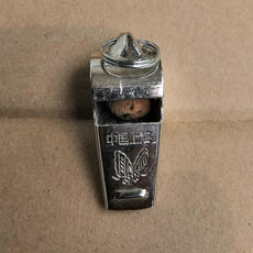 свисток 八十年代老库存蝴蝶全铜口哨上海产响亮清脆声音大重量15克