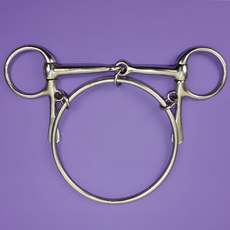 трензель 速度马具口衔铁马嚼子大环口衔铁（重口马用品）马具马术用品