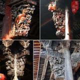Dongyang Woodcarvan Liang Tuo Pine Crane говядина из говядины дровяной отделка