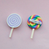 Mười đẹp cầu vồng lollipop huy hiệu mềm cao su trâm huy hiệu trẻ em trâm PVC pin an toàn Trâm cài